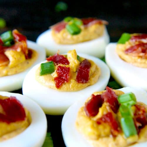 Bacon Deviled Eggs {Paleo, Whole30}