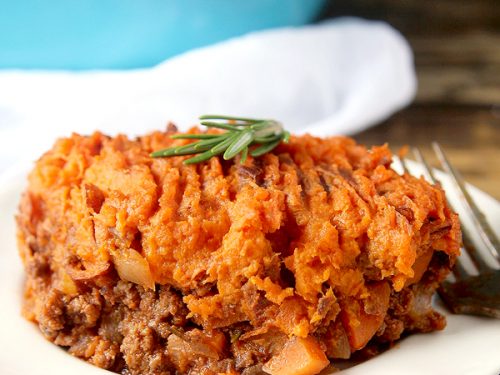 Healthy Shepherd's Pie {Low Calorie, Paleo, GF} - Skinny Fitalicious®