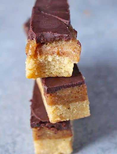 Paleo Homemade Twix Bars - Real Food with Jessica