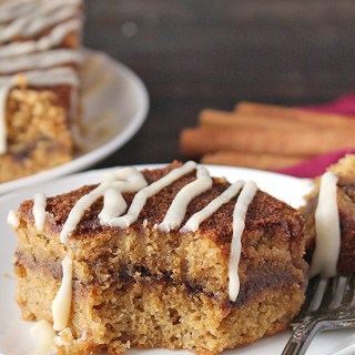 Paleo Cinnamon Roll Coffee Cake - Real Food with Jessica