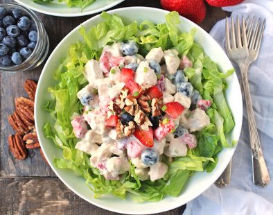 Paleo Whole30 Berry Chicken Salad - Real Food with Jessica