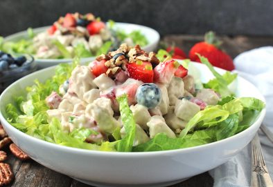 Paleo Whole30 Berry Chicken Salad - Real Food With Jessica