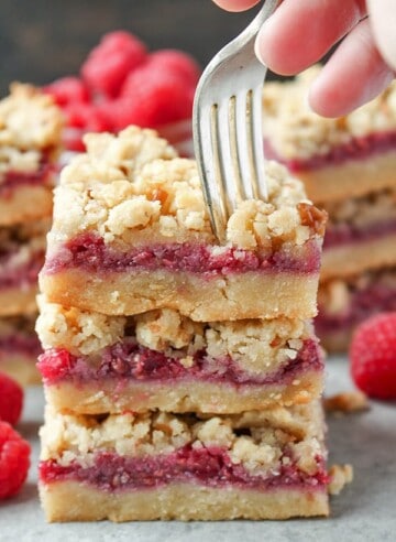 Raspberry Crumble Bars - Real Food with Jessica