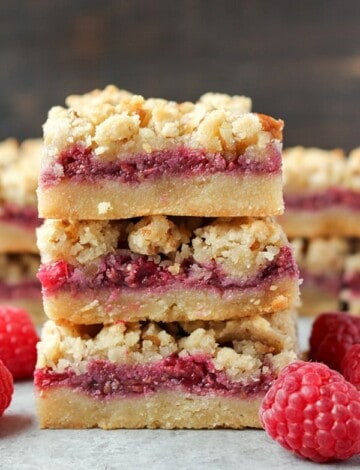 Raspberry Crumble Bars - Real Food with Jessica