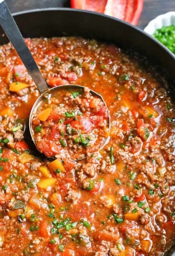 Paleo Stuffed Pepper Soup - Real Food with Jessica