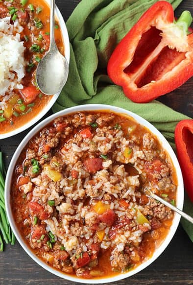 Paleo Stuffed Pepper Soup - Real Food with Jessica