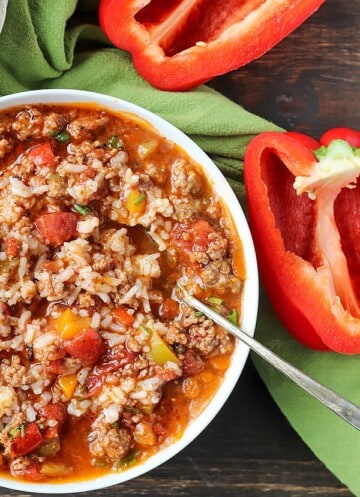 Paleo Stuffed Pepper Soup - Real Food with Jessica