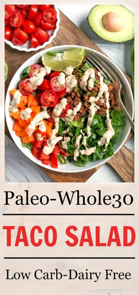 Paleo Whole30 Taco Salad - Real Food with Jessica