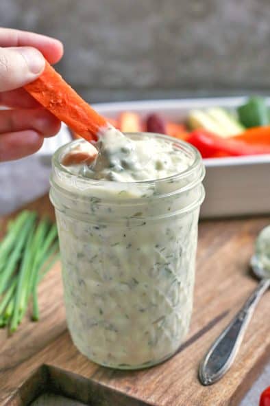 Paleo Low FODMAP Ranch Dressing - Real Food with Jessica