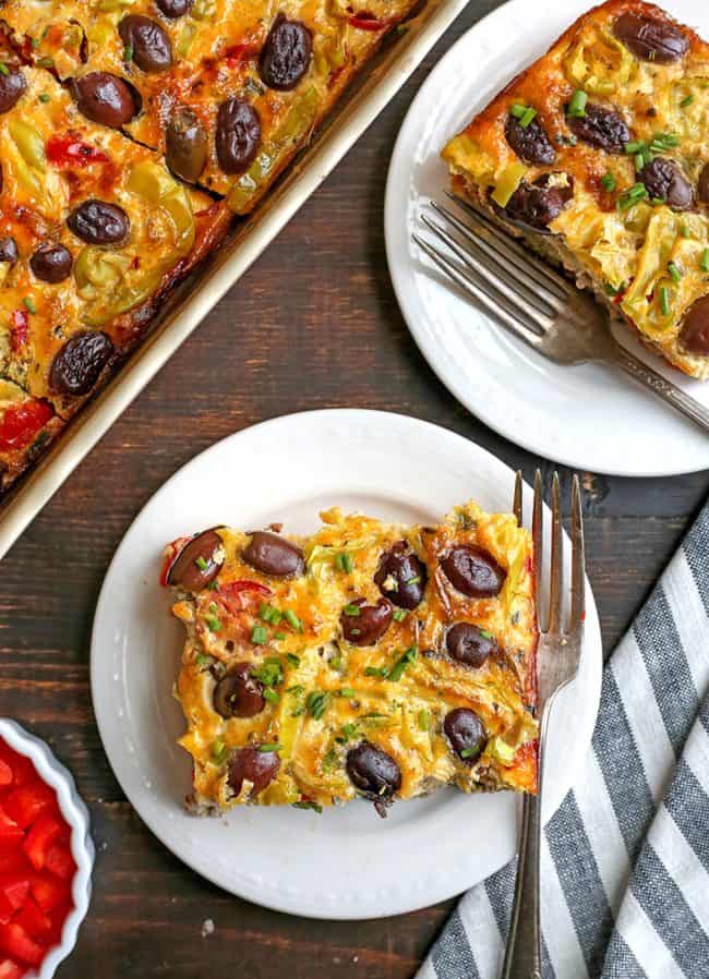 Paleo Whole30 Greek Breakfast Casserole - Real Food with Jessica