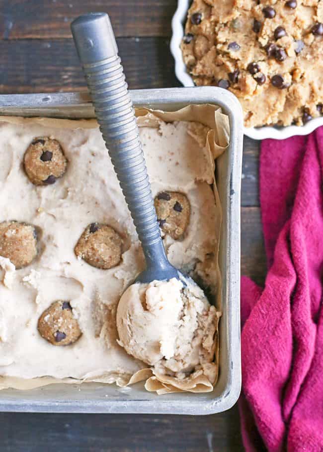 Gluten Free Cookie Dough Ice Cream Real Food with Jessica