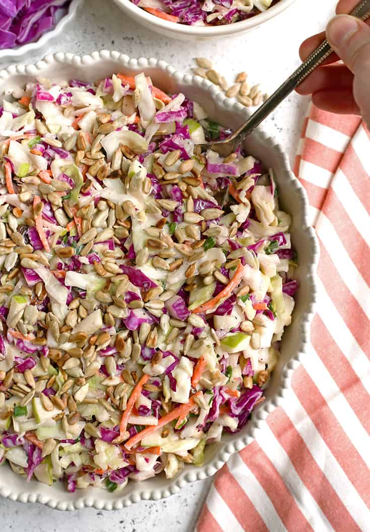 Paleo Whole30 Coleslaw - Real Food with Jessica
