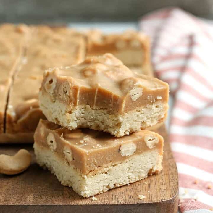 Paleo Caramel Cashew Bars - Real Food with Jessica