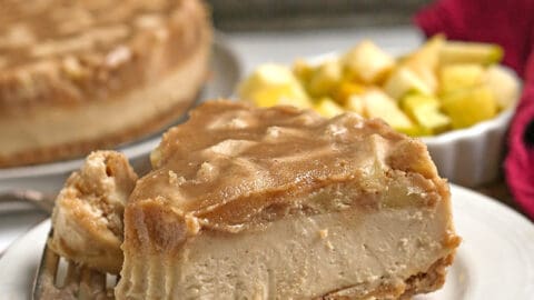 Paleo Vegan Caramel Apple Cheesecake - Real Food with Jessica