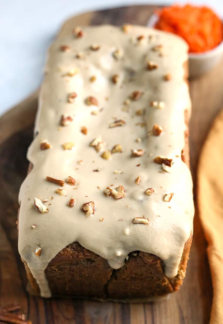 Healthy Carrot Cake Loaf - Real Food with Jessica