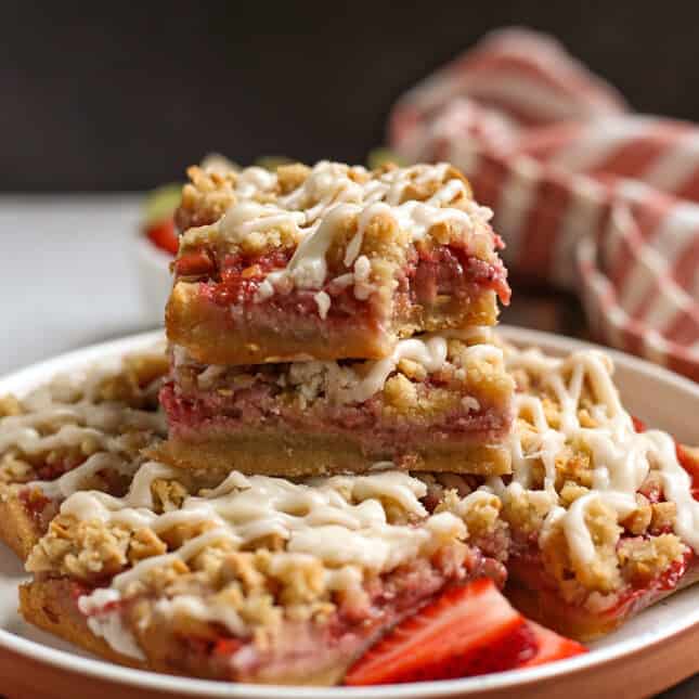 Paleo Strawberry Crumb Bars - Real Food With Jessica